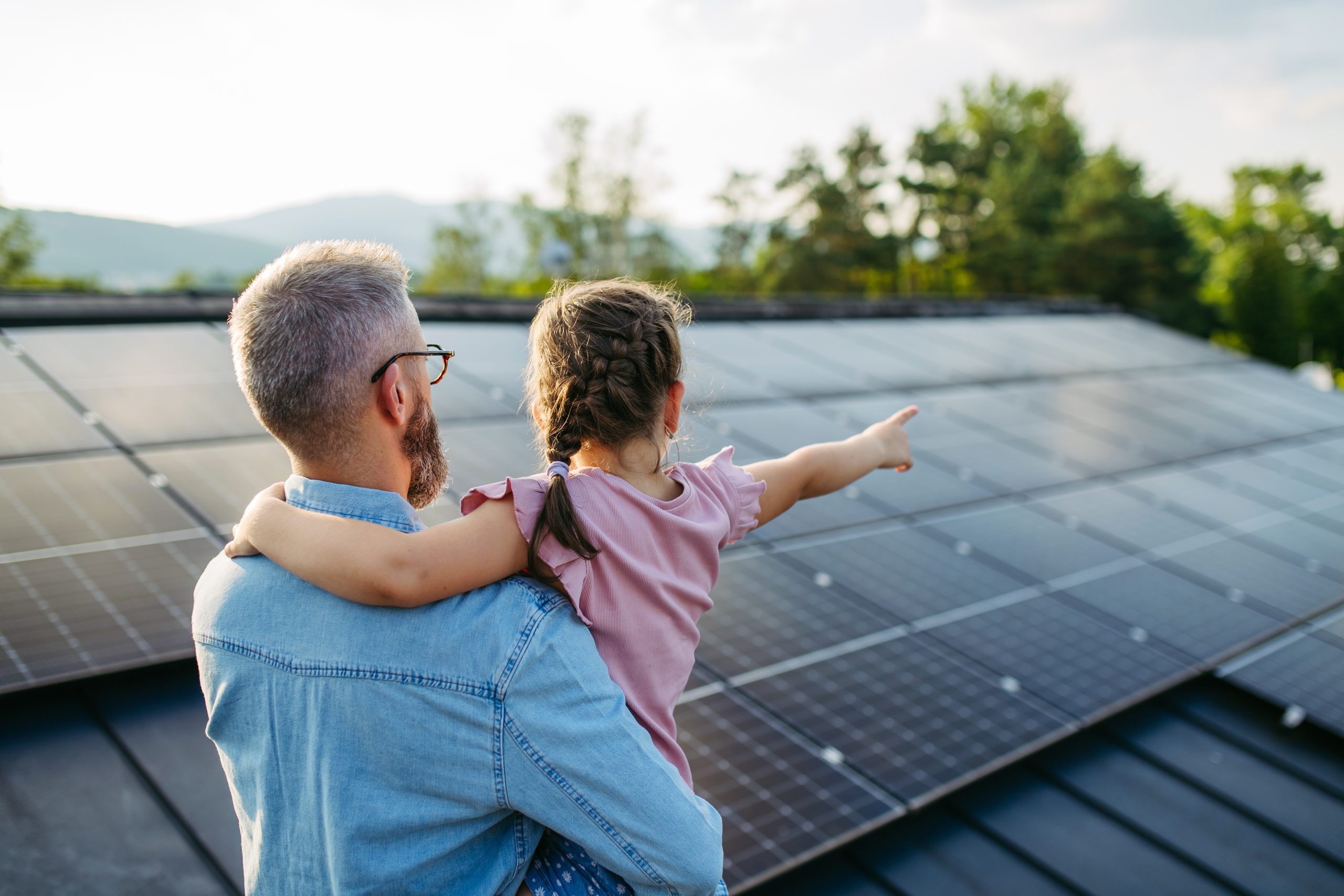 Installation de panneaux solaires